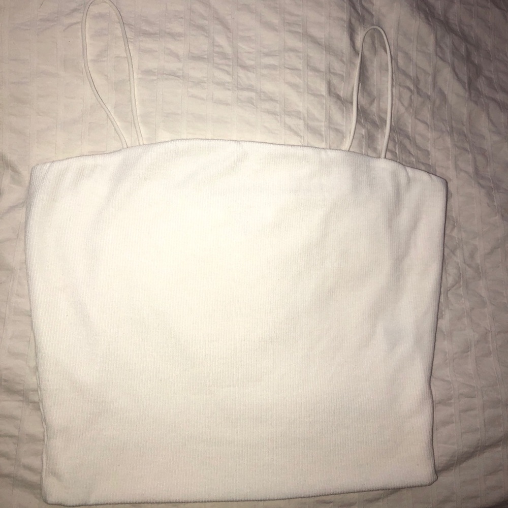 Fashion nova white tank top